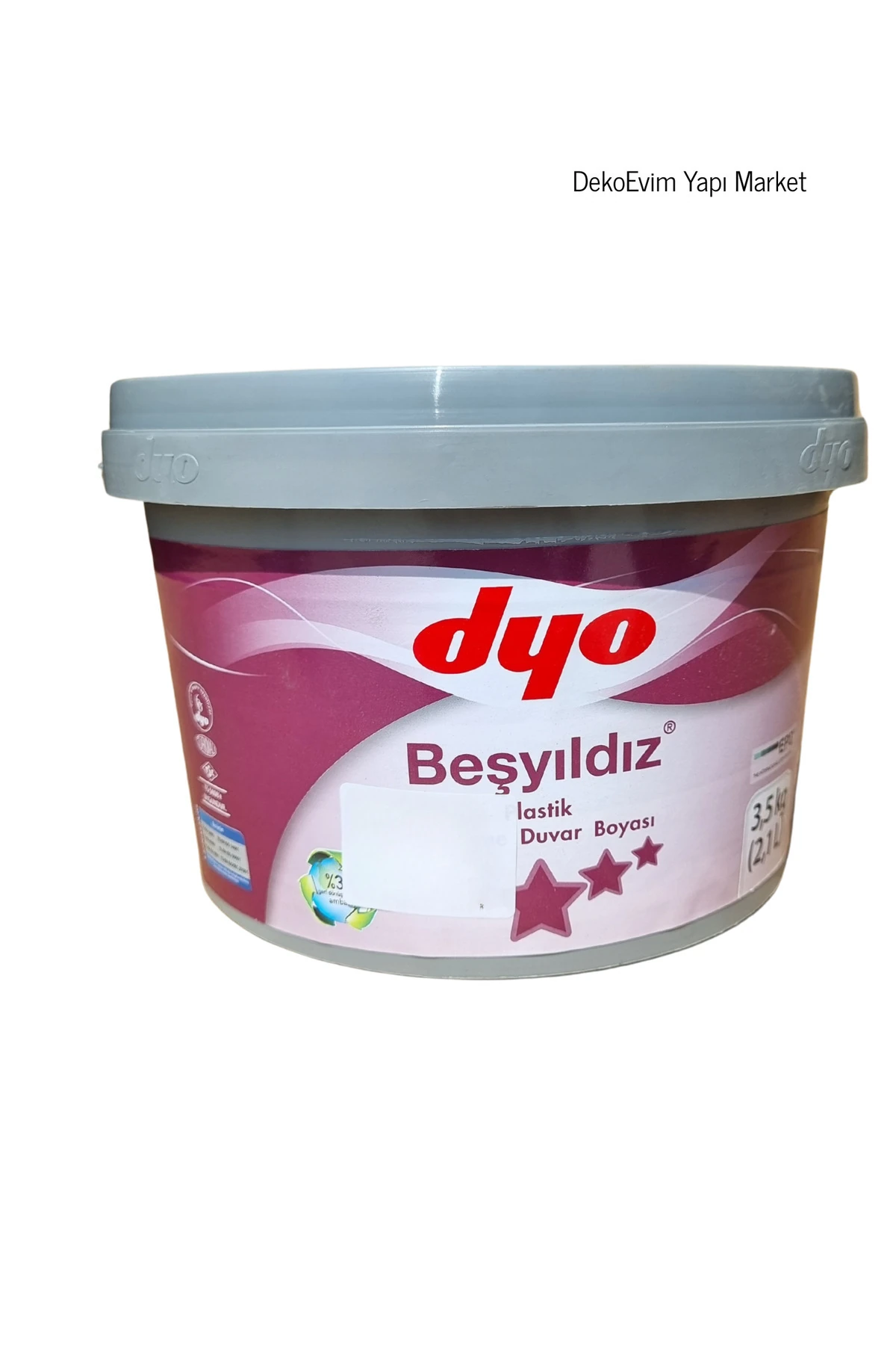 Dyo Beşyıldız Plastik Iç Cephe Duvar B. Arya 6686 3,5/10/20 Kg.