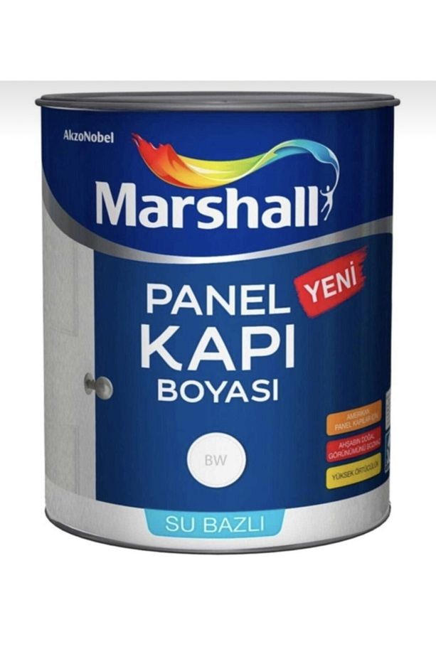 Su Bazlı Kokusuz Panel Kapı Boyası 1 lt Meteor Rengi
