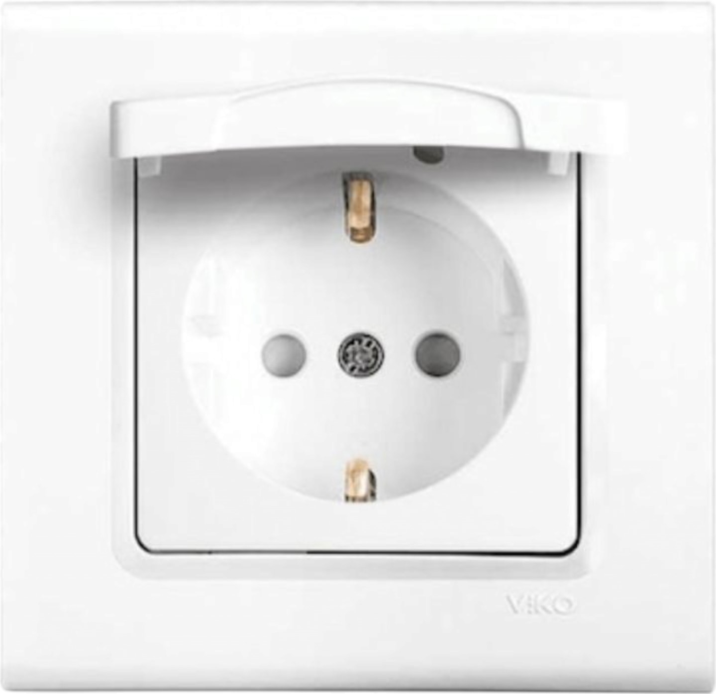 Linnera Topraklı Çoçuk Korumalı Kapaklı Priz Beyaz Çerçeve Dahil 90440012