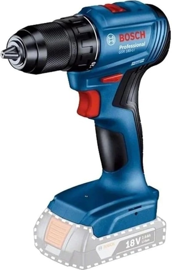 BOSCH Professionel Gsr 185-LI + Gdx 180-LI + Gws 180-LI (2x 4.0 Ah, Gal 18V-40) + Raf Toolbag In Carton - 0615990N3P