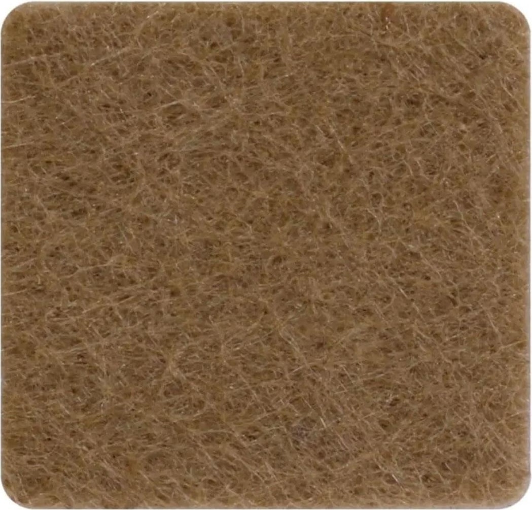 Yapışkanlı Kare Keçe Masa Sandalye Parke Zemin Ayak Koruyucu Kaydırmaz Keçesi 30 x 30 mm (21'li Paket)