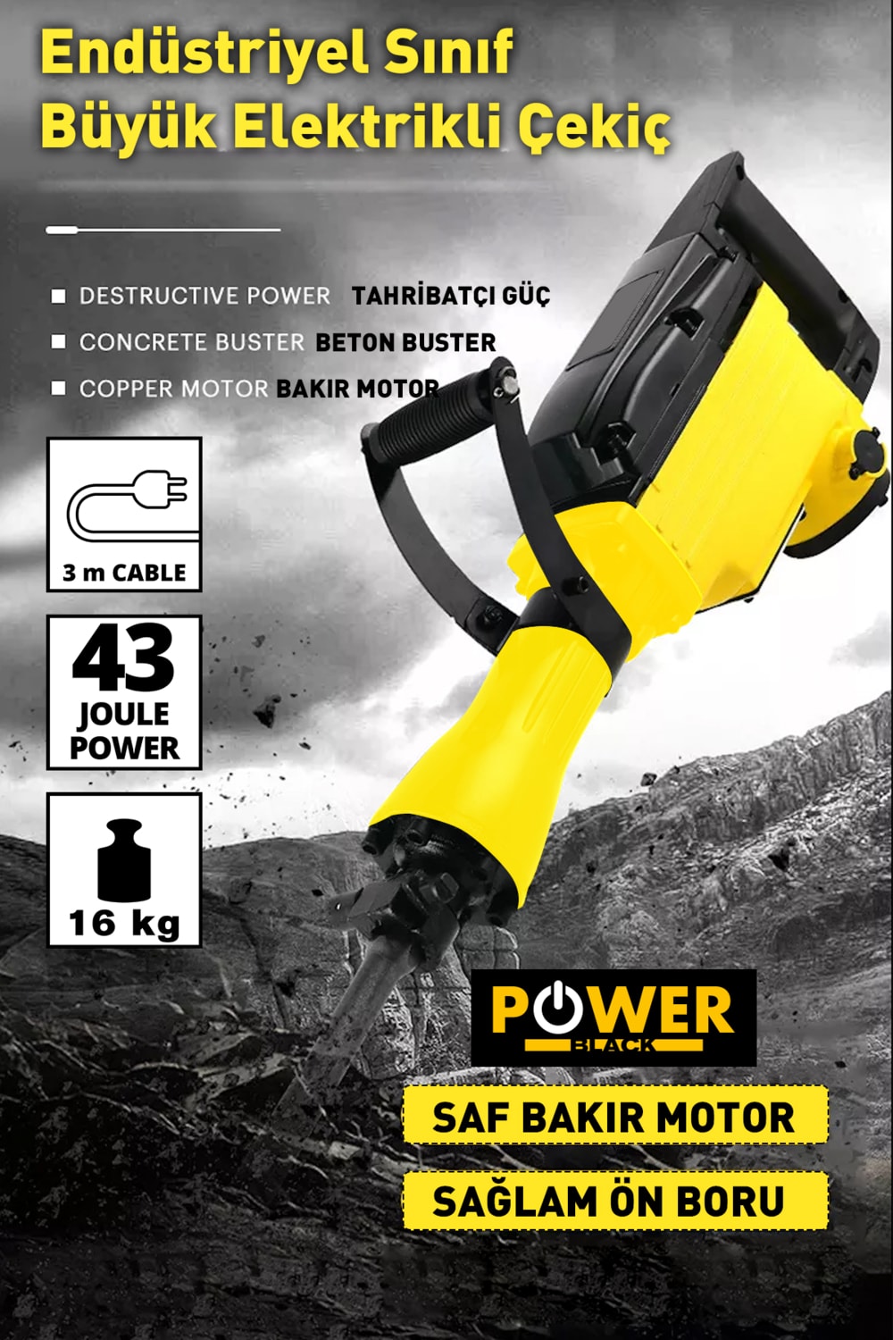 Germany Professional Büyük Tip Kırıcı 16 kg Hilti