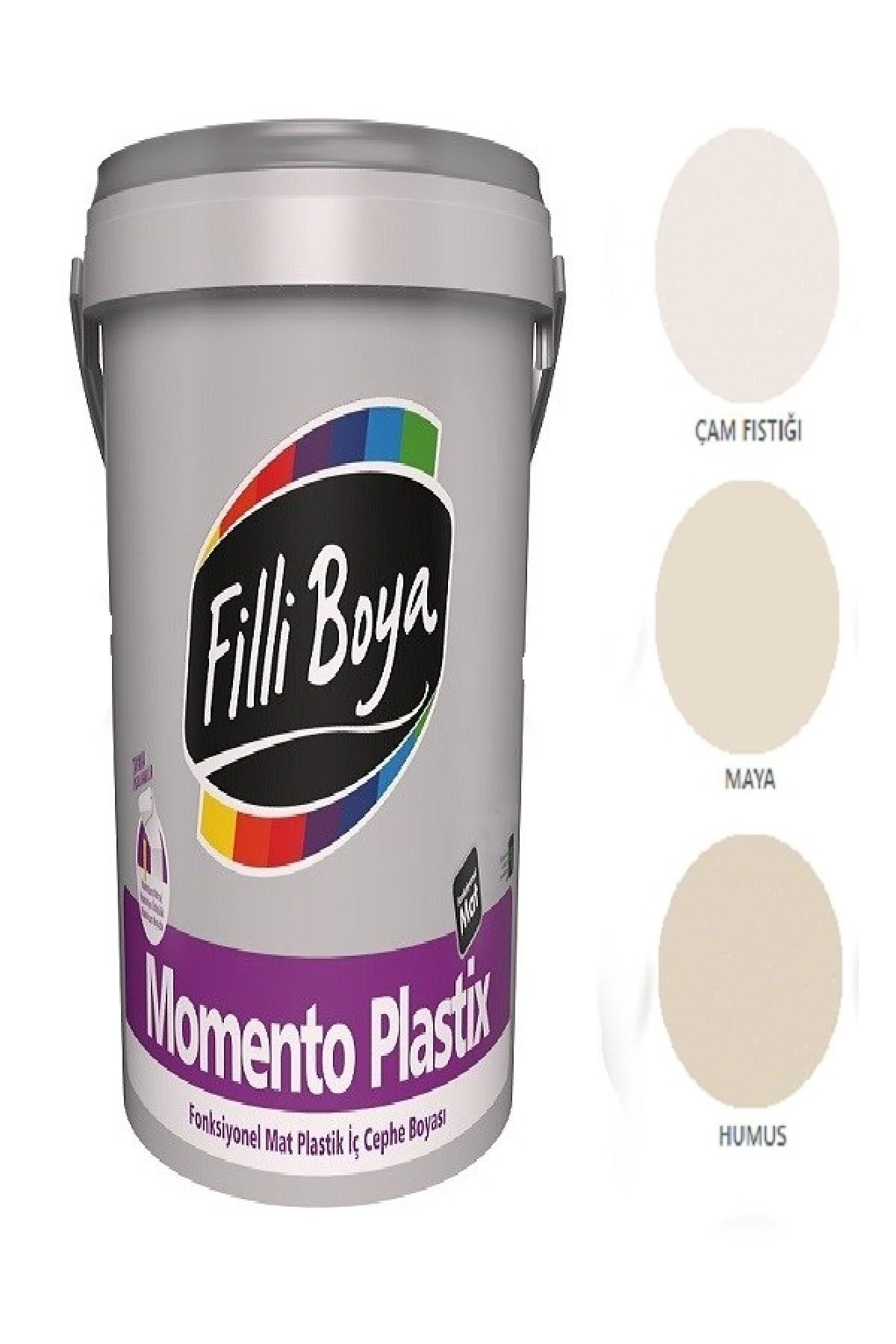 Filli Momento Plastix Fonksiyonel Mat Plastik Iç Cephe Boyası 7.5lt (çam Fıstığı)