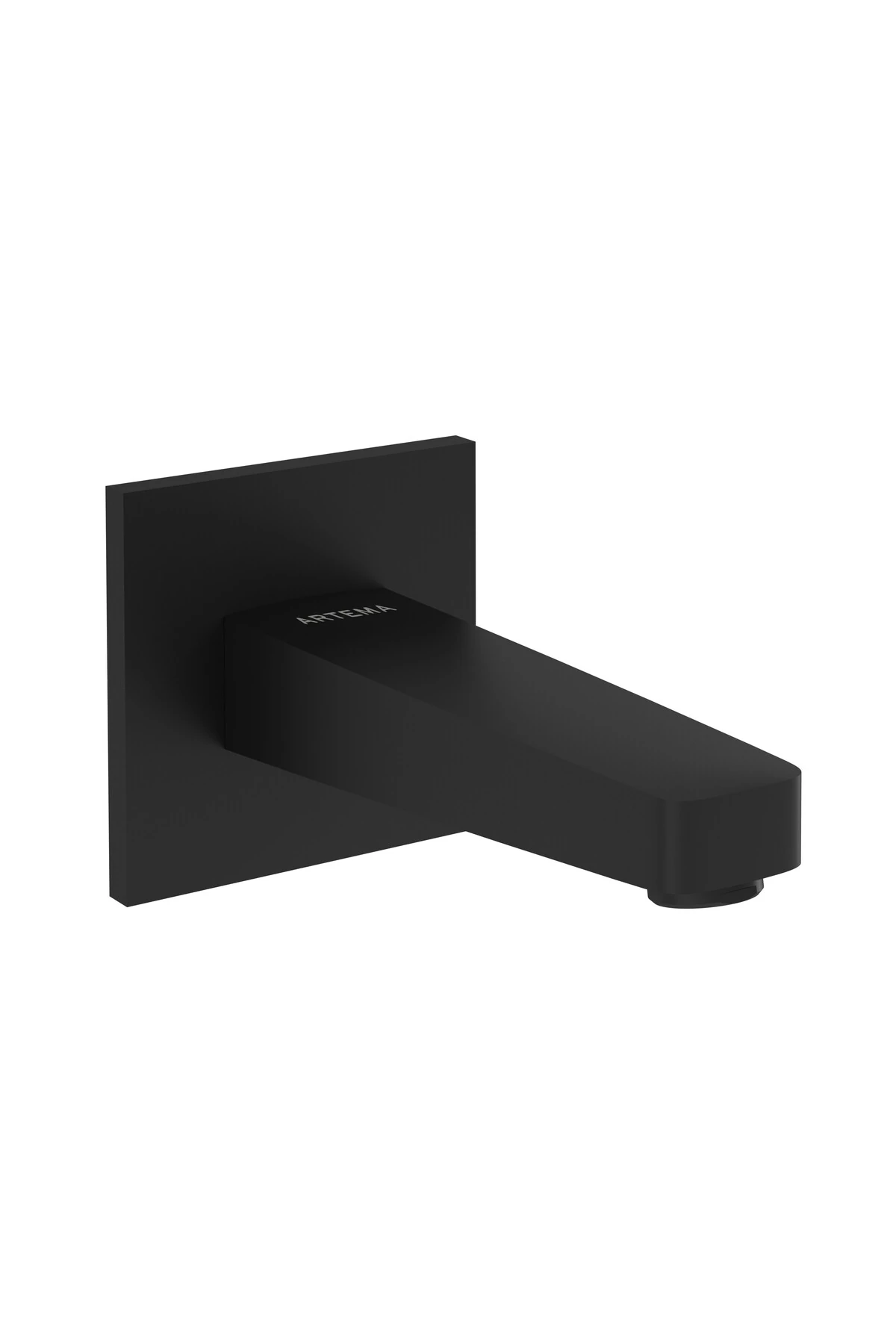 Artema Root Square A4273936 Çıkış Ucu, Mat Siyah