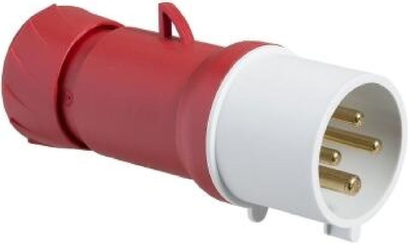 Z00560F ,4-Kutup/32-Amper Düz Seyyar Fiş