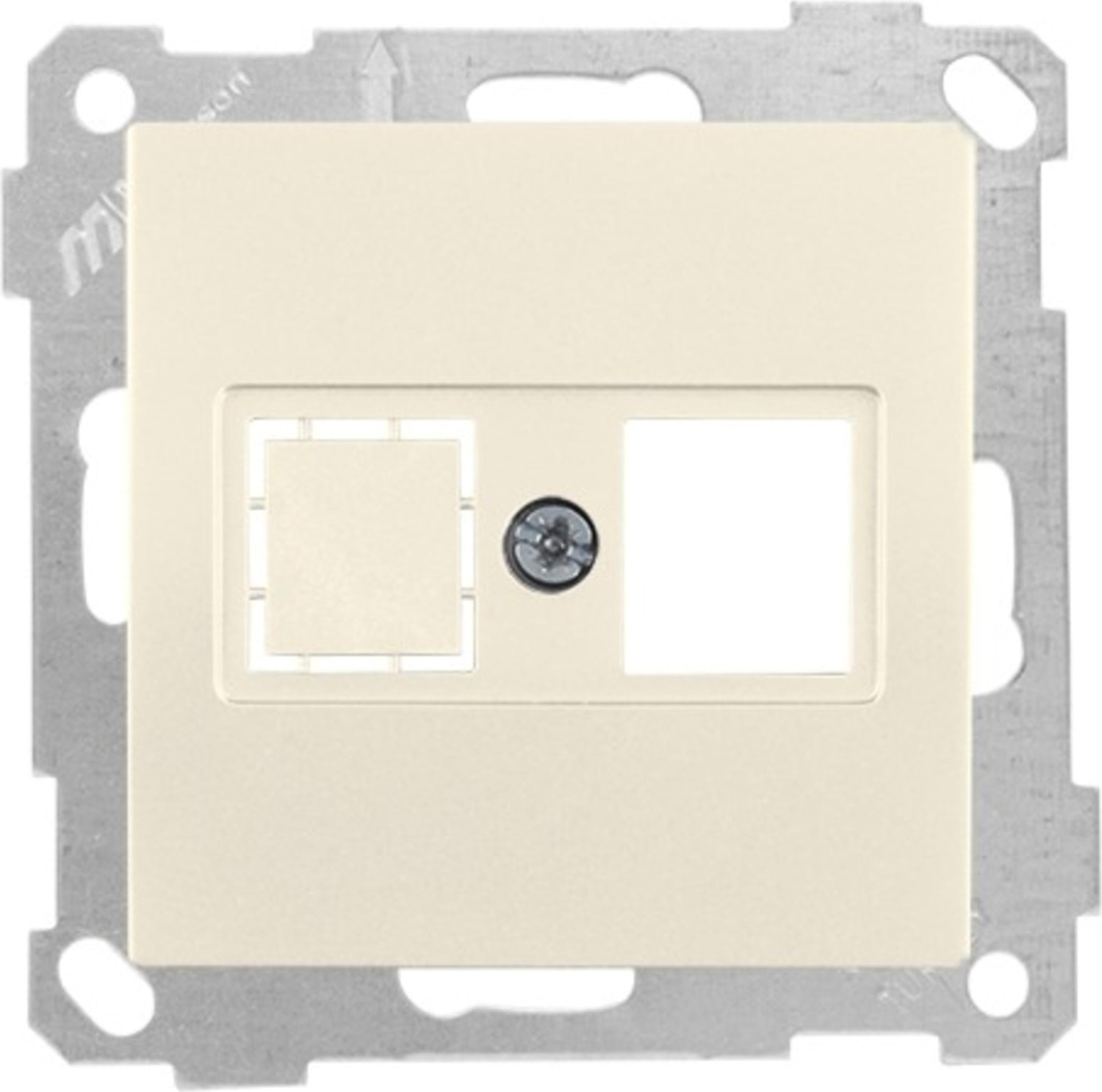 Candela Krem Mek Ve Tuş 1Rj45 (Kon.Süz-12 Adet)Data Prizi