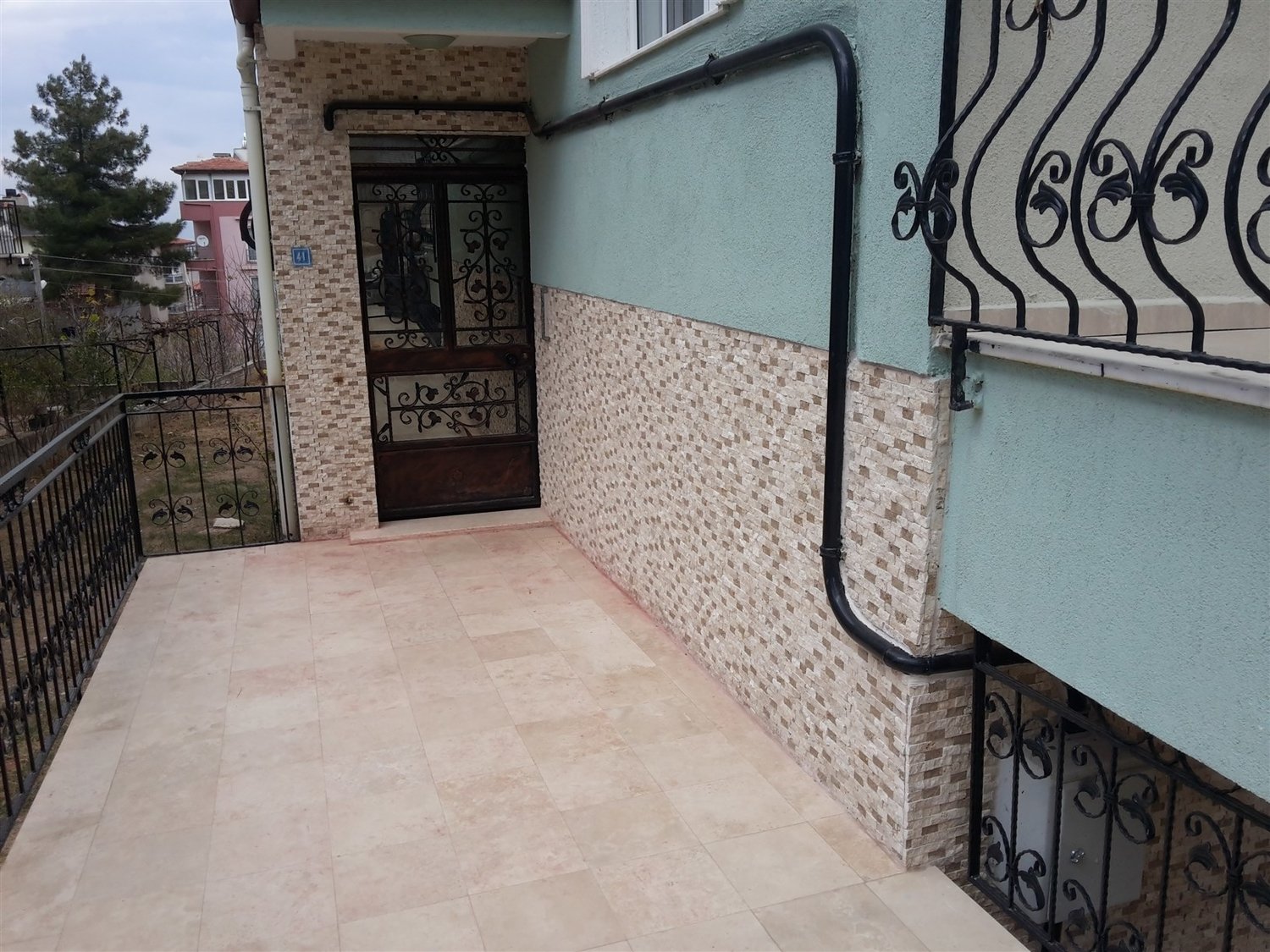 2,5X5Cm Klasik & Noce Doğal Taş Traverten Patlatma Mozaik