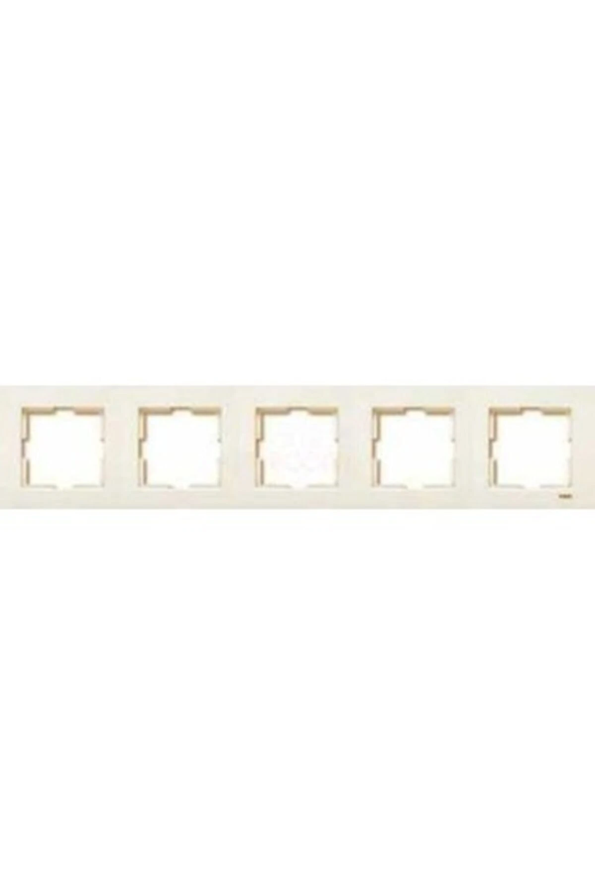 Karre Beşli Yatay Çerçeve Krem 5 Li Çerçeve