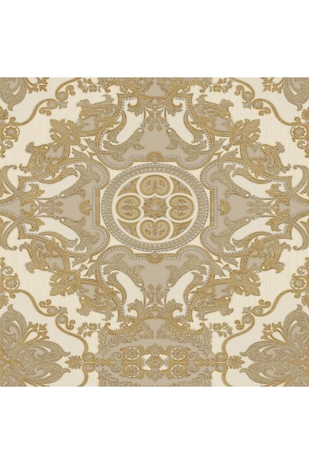 SEYYAH 1301 Yoğun Detay Damask Desenli Desenli Duvar Kağıdı 10,6m2