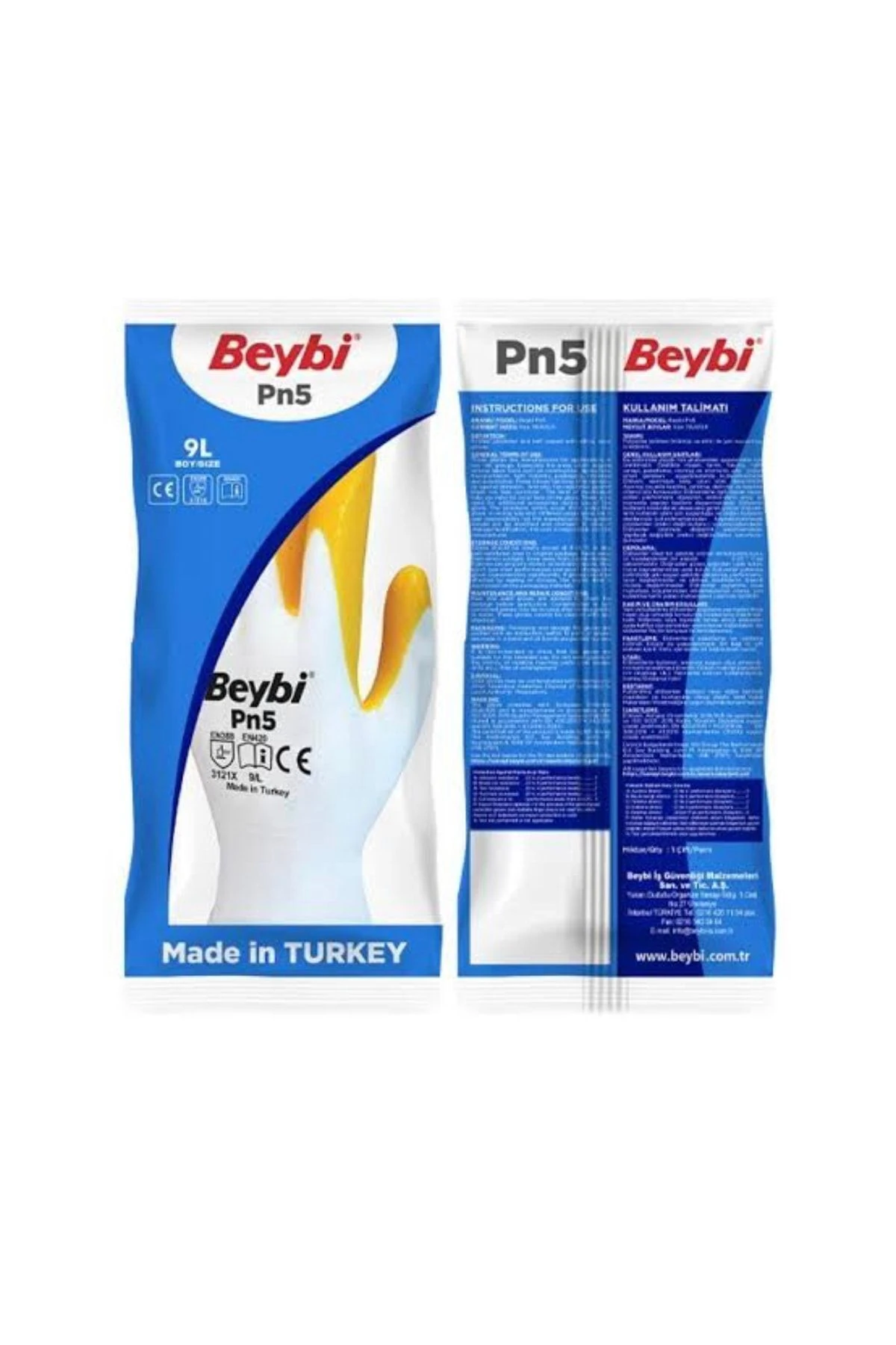 Pn5 Inşaat Eldiveni 60 Çift 10 Beden