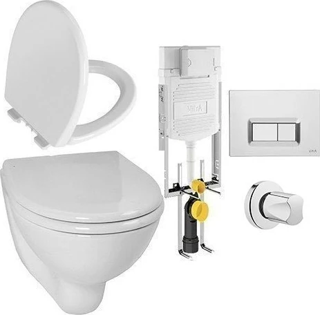 Gömme Rezervuar Seti  Arkitekt Asma Klozet ve  Klozet Kapağı