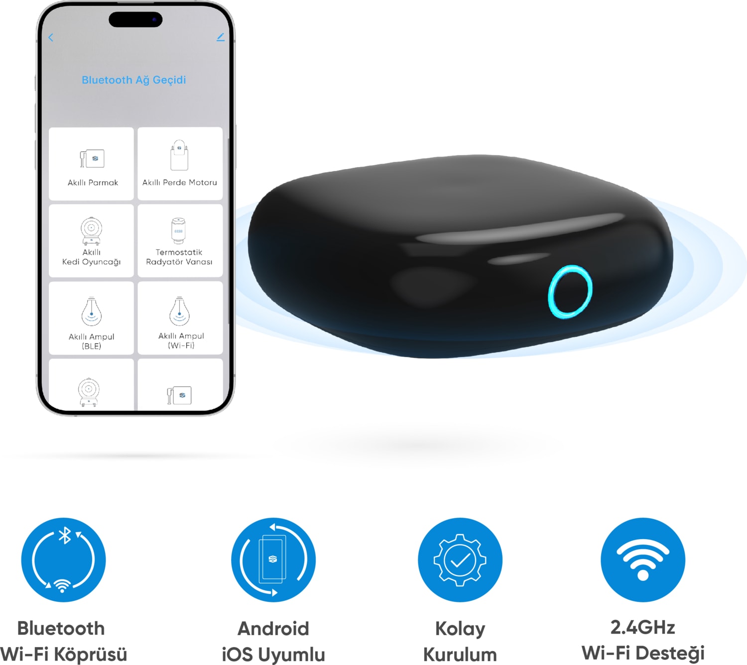 Bluetooth Ağ Geçidi Akıllı Cihazlarınız için Wi-Fi Bağlantısı