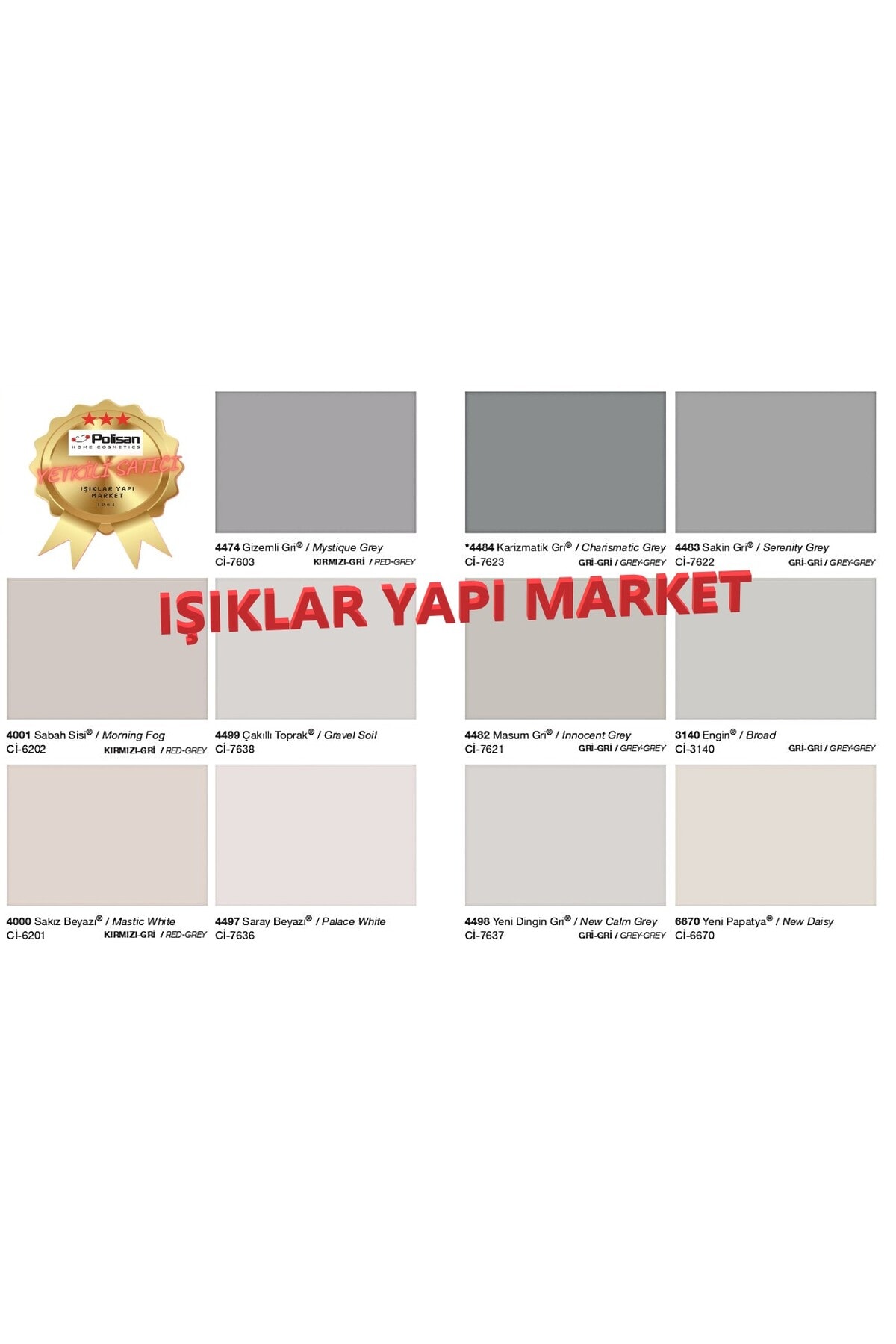 -Elegans -Silinebilir -Küf Önleyici -Antibakteriyel-İç Cephe Duvar Boyası