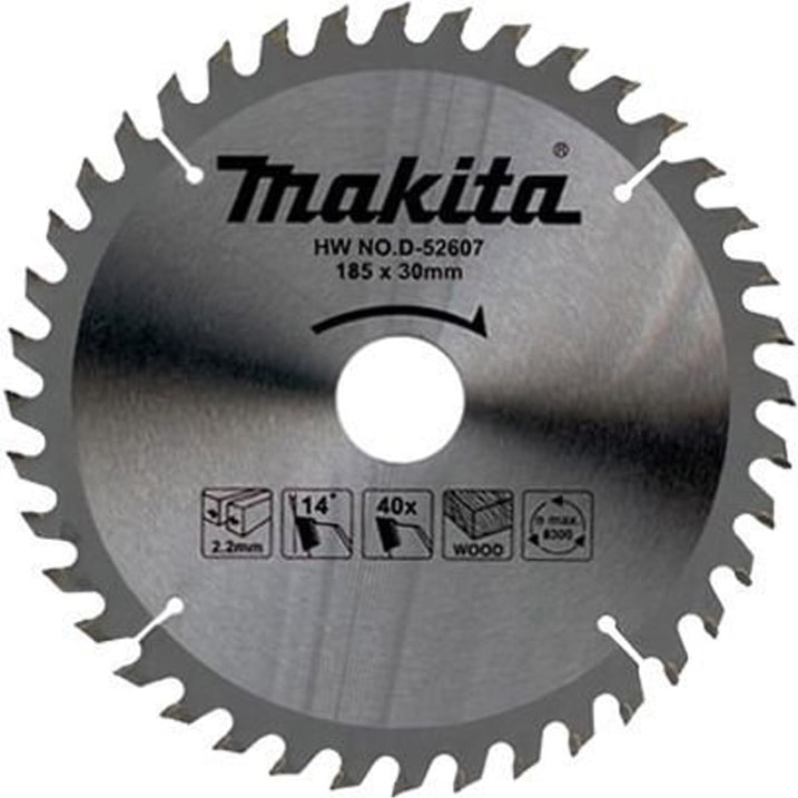 D-52607 Elmas Daire Testere 185X30MM 40 Diş
