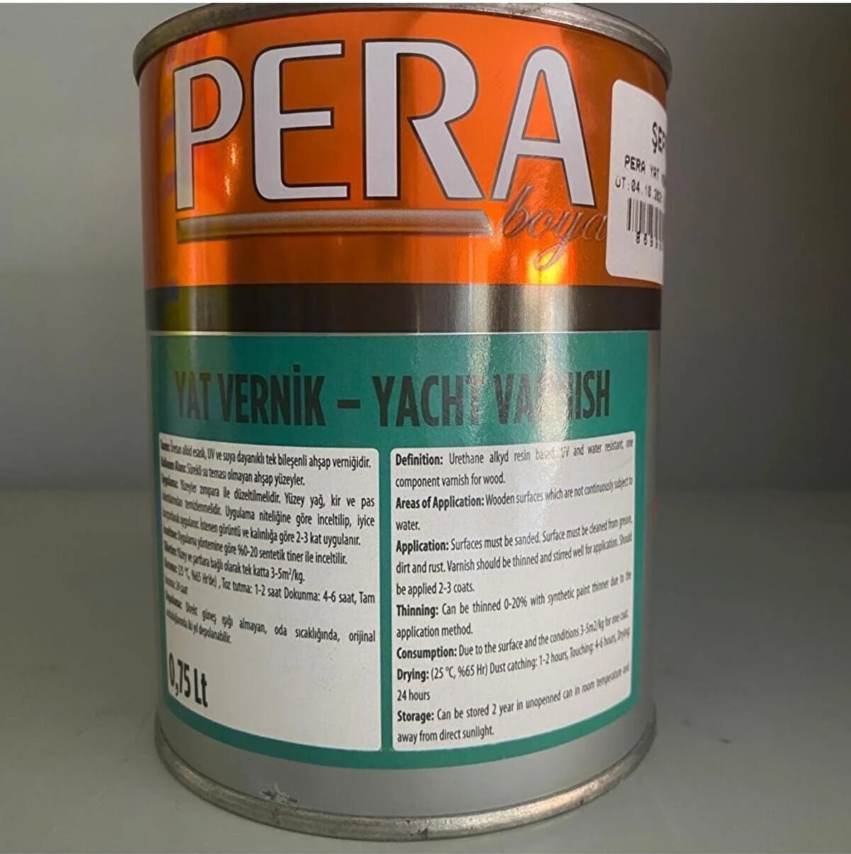 Yat Vernik 0,750 Lt