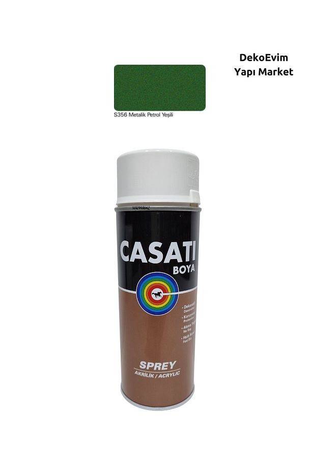 Sprey Boya S356 Metalik Petrol Yeşili 400 Ml.