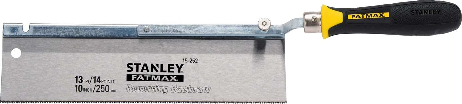 0-15-252 Fatmax Testere Siyah Sarı Çift Taraf Ayarlı 250 mm