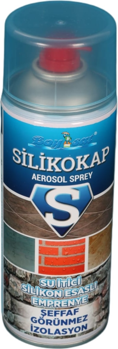 Silikokap Derz Arası Solvent Bazlı Aerosol Şeffaf Su Izolasyon Spreyi 400 ml