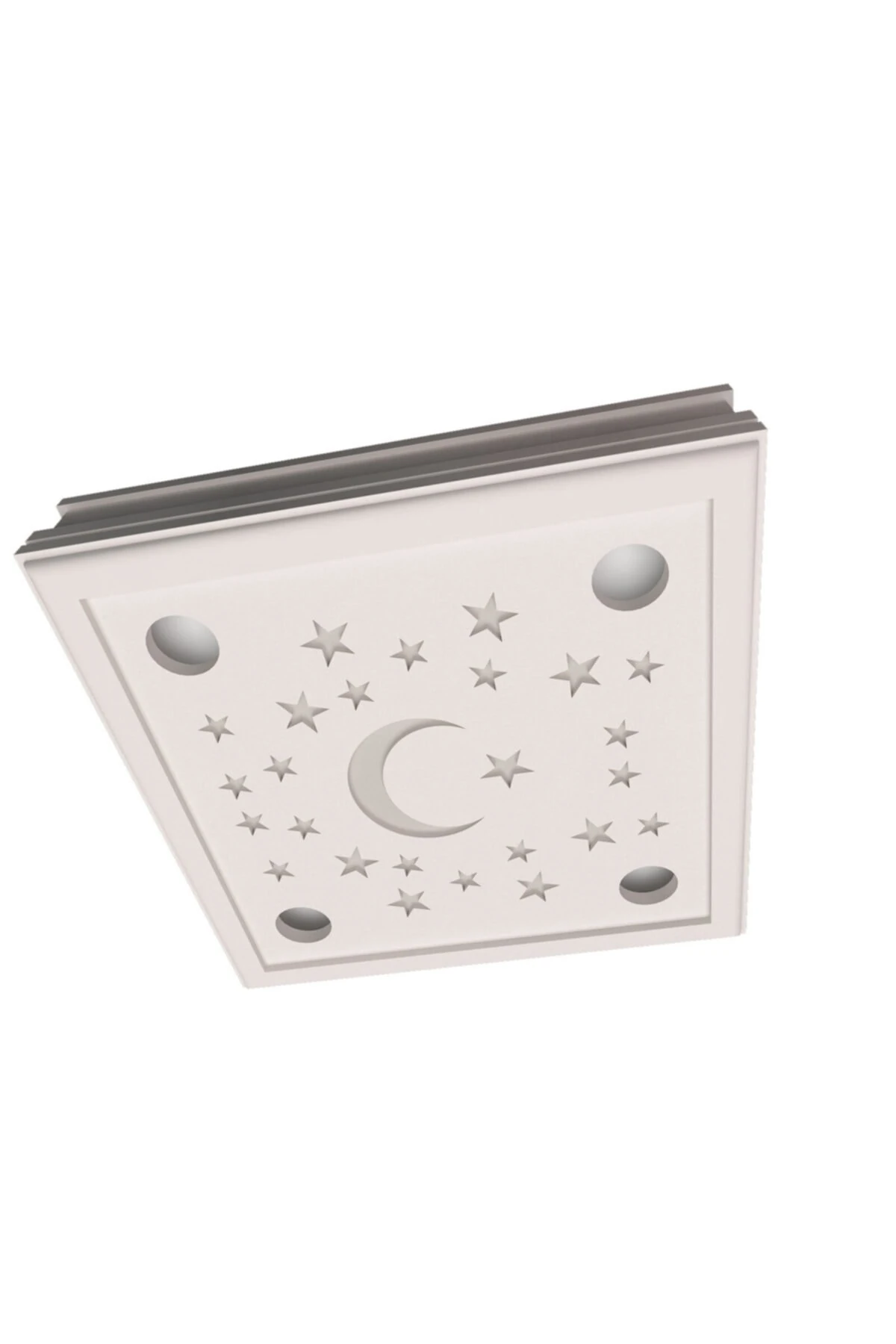 Spot Led Uyumlu Tavan Göbek Ay Yıldız 60x60x13 Cm