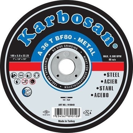 115 Nk Metal Kesme Taşı 115 x 3.0 X22 mm 5 Adet