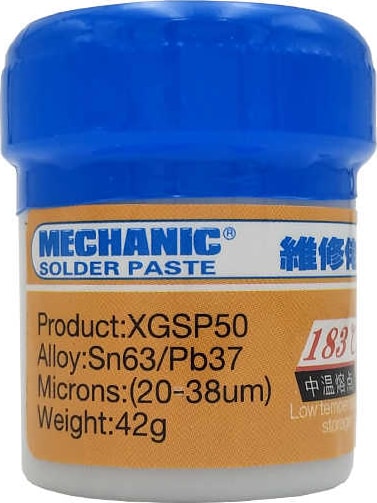 Krem Sıvı Lehim  Solder Paste 42 Gr Xgsp50 183 Derece