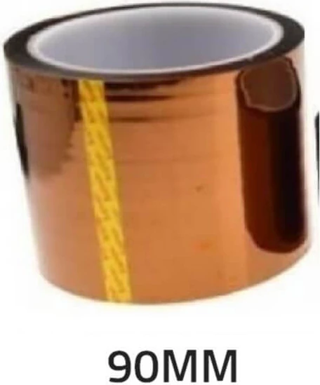 Kapton Bant. Isıya Dayanıklı Termal Bant. Isı Yalıtım Bandı 90MM