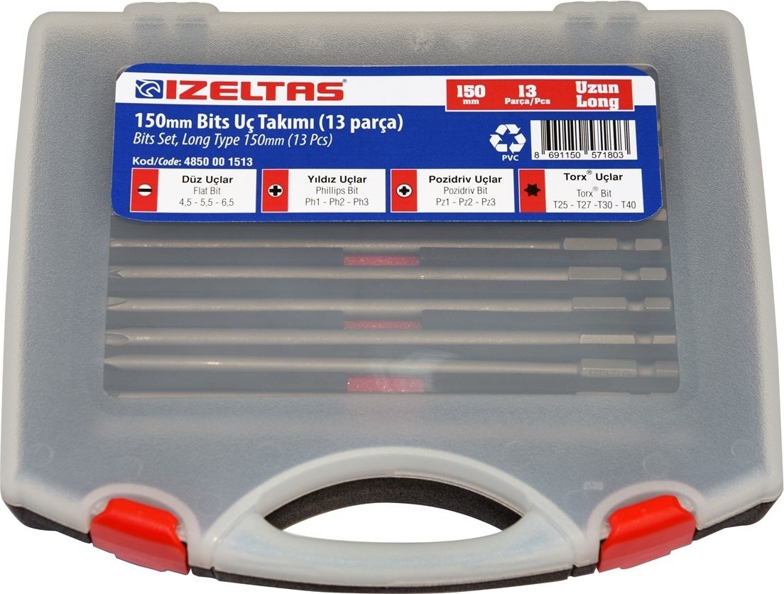 150mm UZUN BİTS UÇ TAKIMI