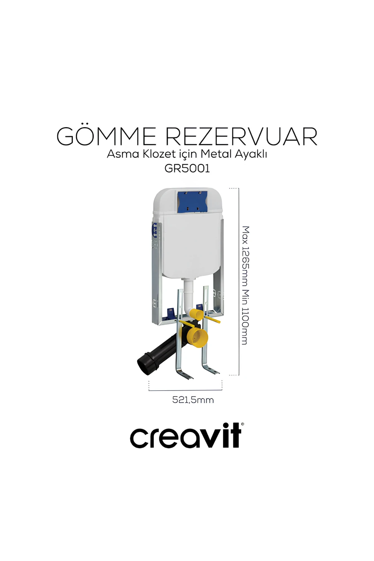 Terra Gömme Rezervuar Seti,GR5001,GP9002,MS.AC50L