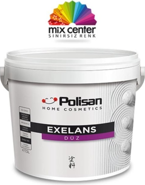 Exelans Beyaz Düz 7.5 Lt
