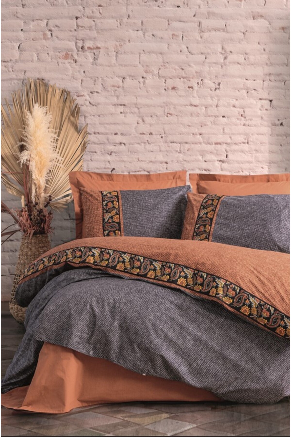 Folk Art Tek Kişilik Nevresim Takımı Dalila Tarçın