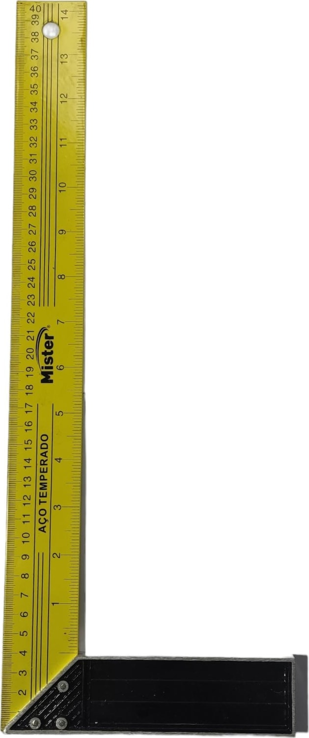 40 cm Metal Sarı Marangoz Gönye