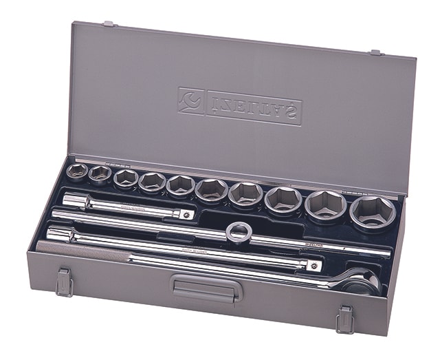 Izeltaş 1119 00 6114 3/4" Lokma Takımı Altı Köşe (14 Parça Mm)