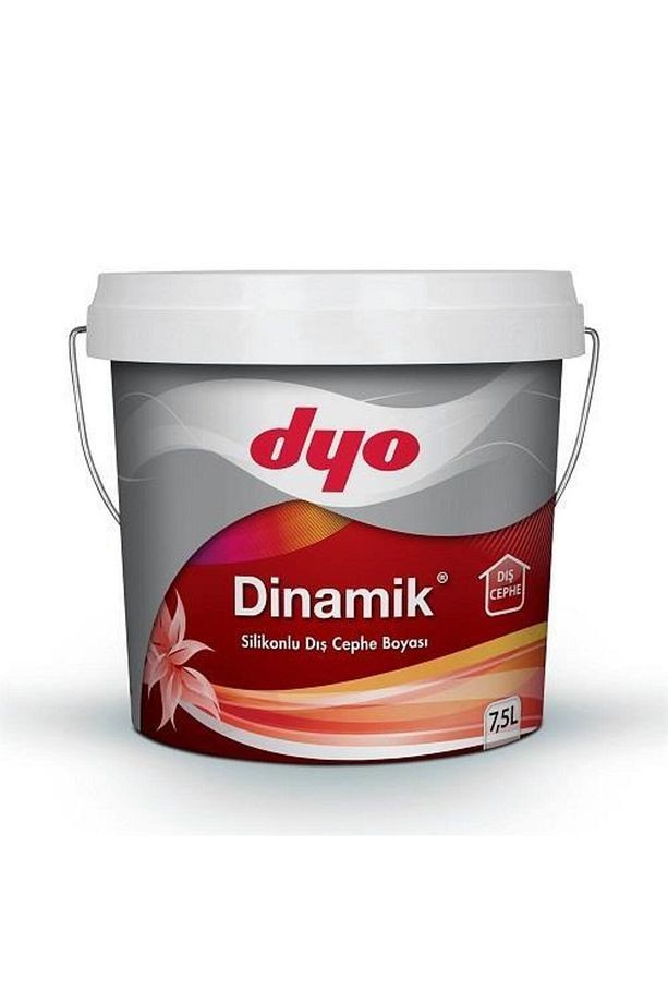 Dinamik Silikonlu Dış Cephe Boyası 7.5 Lt Beyaz