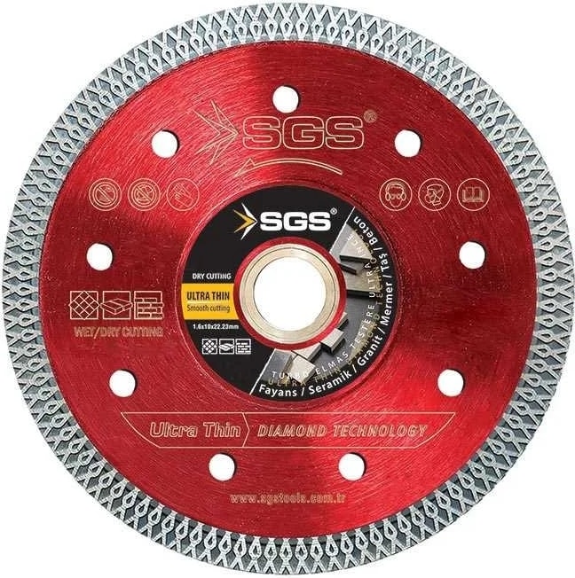 SGS 2264 Turbo Elmas Testere Fayans Seramik 125 mm