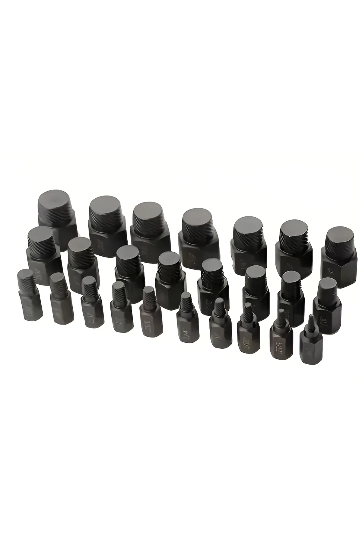 Hasarlı Vida Çıkarıcı Seti, 25 Adet Kolay Çıkan Sıyrılmış Vida Çıkarıcı Seti