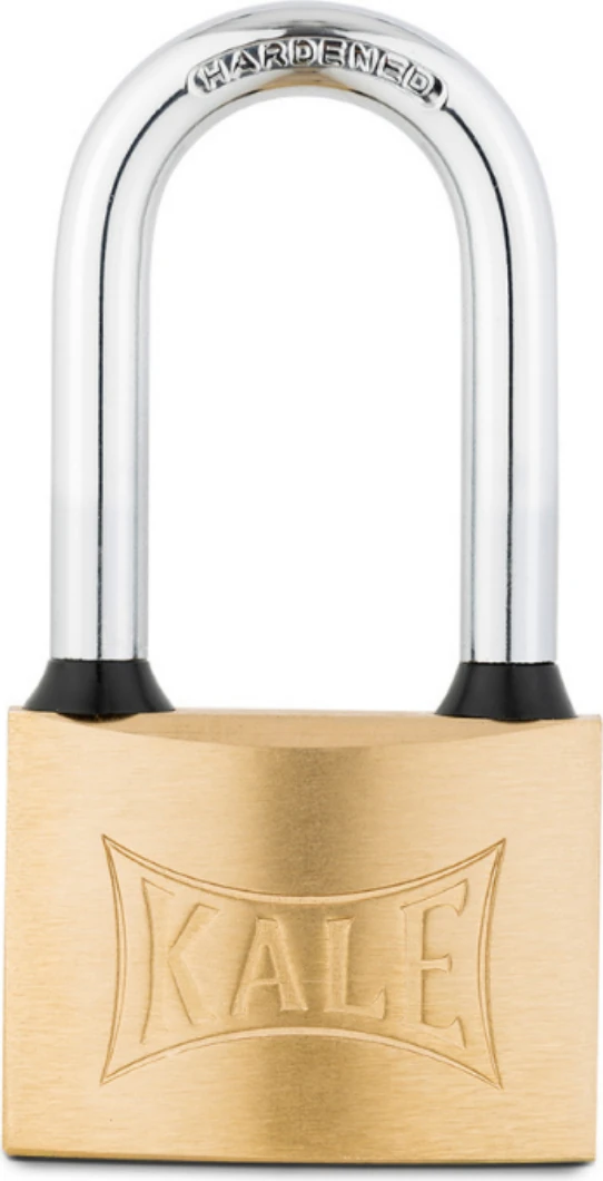 KALE ASMA KİLİT ÇELİK UZUN KANCA SARI 50mm