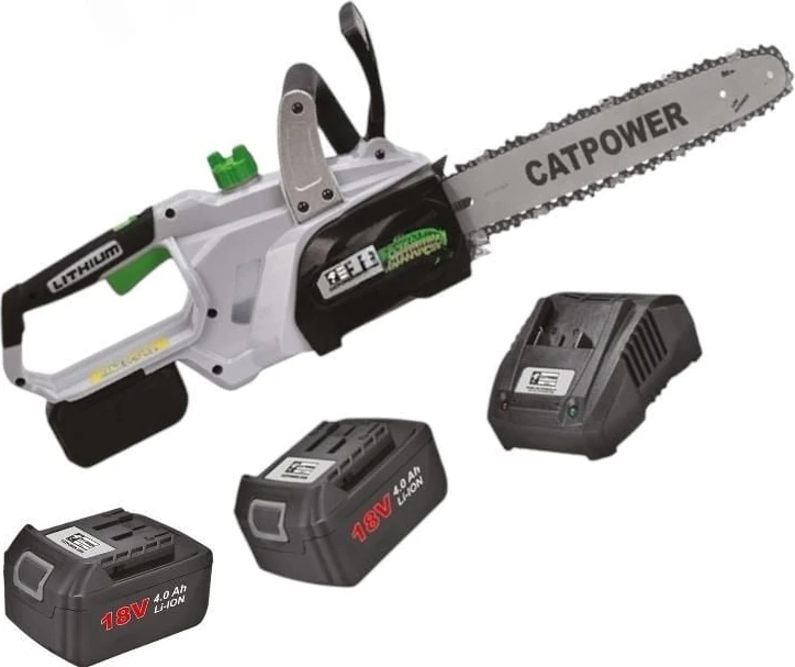 çınar ticaret cat power 2096 çift akülü 4 ah ağaç kesme makinesi
