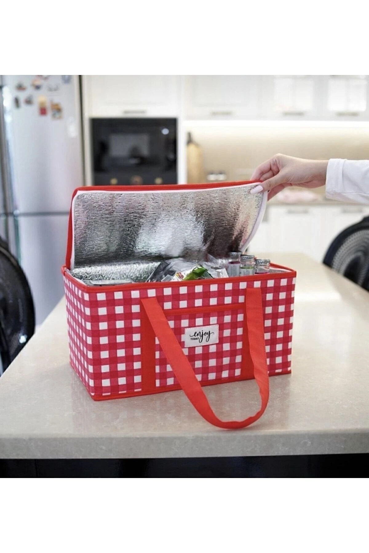 Izolasyonlu Termo Piknik Çantası Isı Yalıtımlı Su Geçirmez Termal Çanta Hh