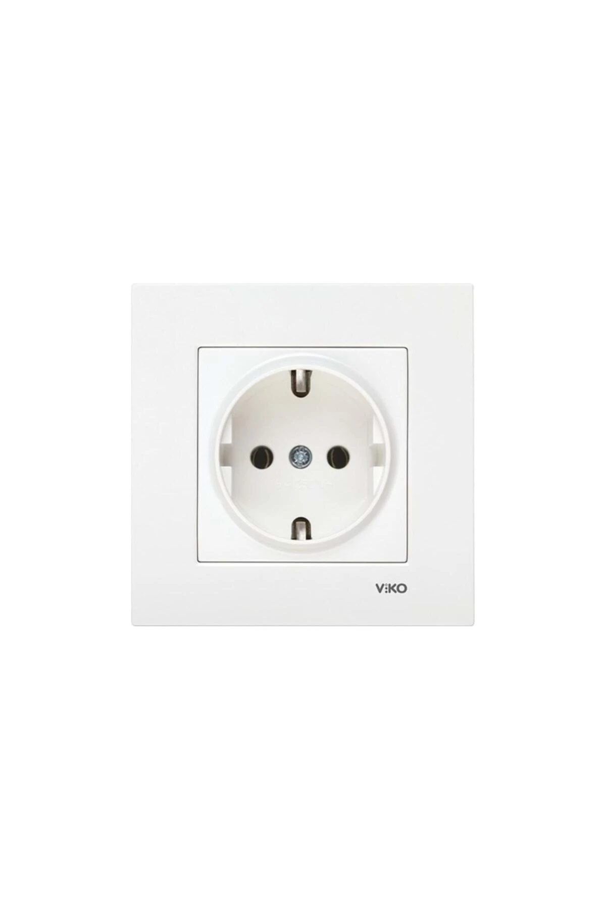 Viko Karre Topraklı Priz Çerçeve Beyaz