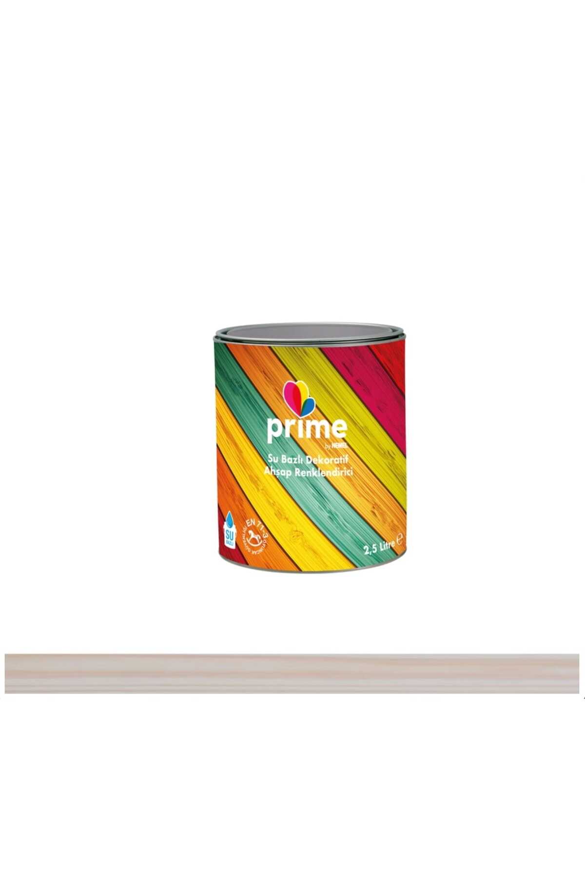 Prime Dekoratif Ahşap Renklendirici 2,5 Lt-SA 1119 White (Beyaz)