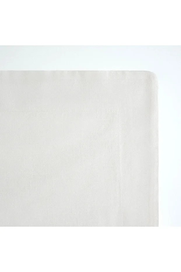 Amanda Çift Kişilik Nevresim Takımı %100 Organik Pamuk Keten Dantelli Krem 200x220 Cm