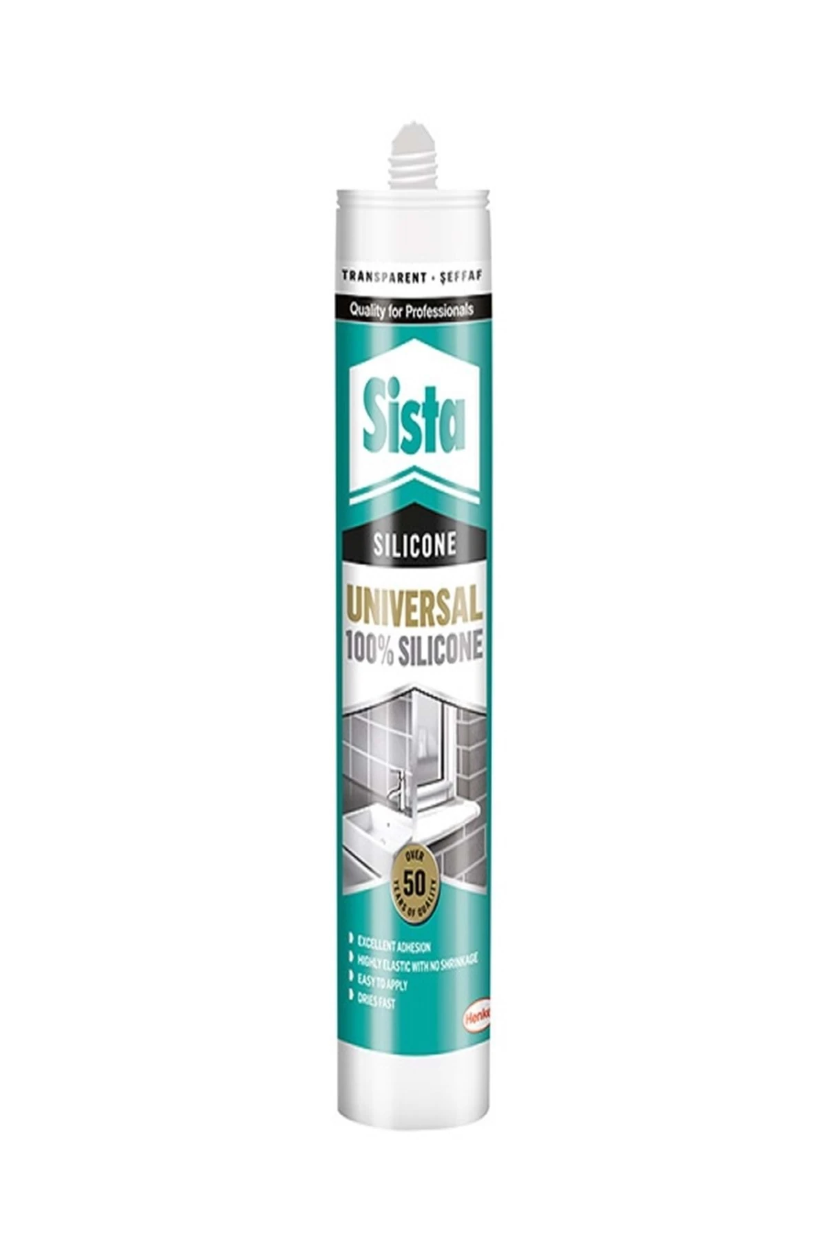 Sista Şeffaf Silikon 6 Adet 280ml Üniversal 100% Silicon