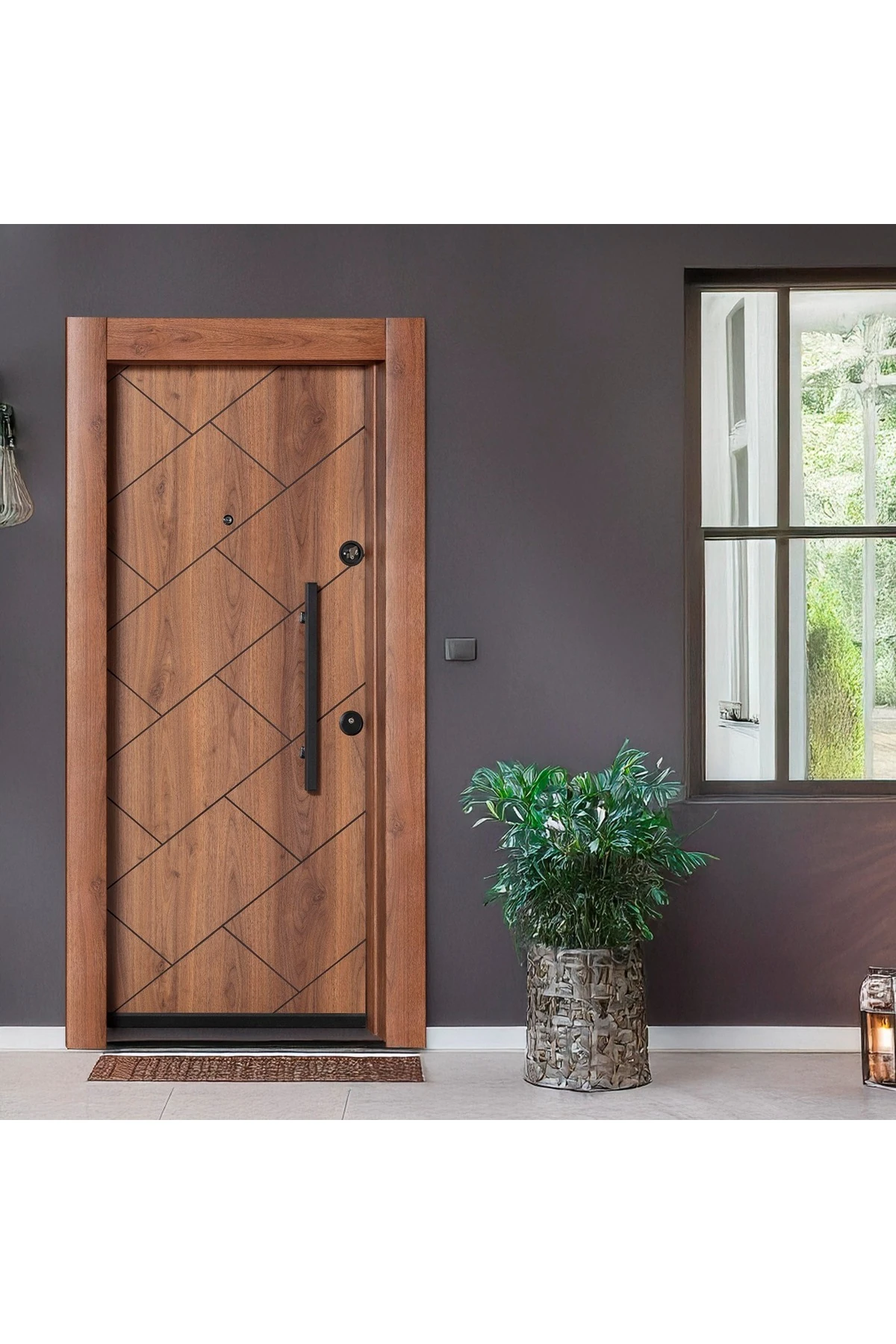 Kasa Kaplamalı Çelik Kapı