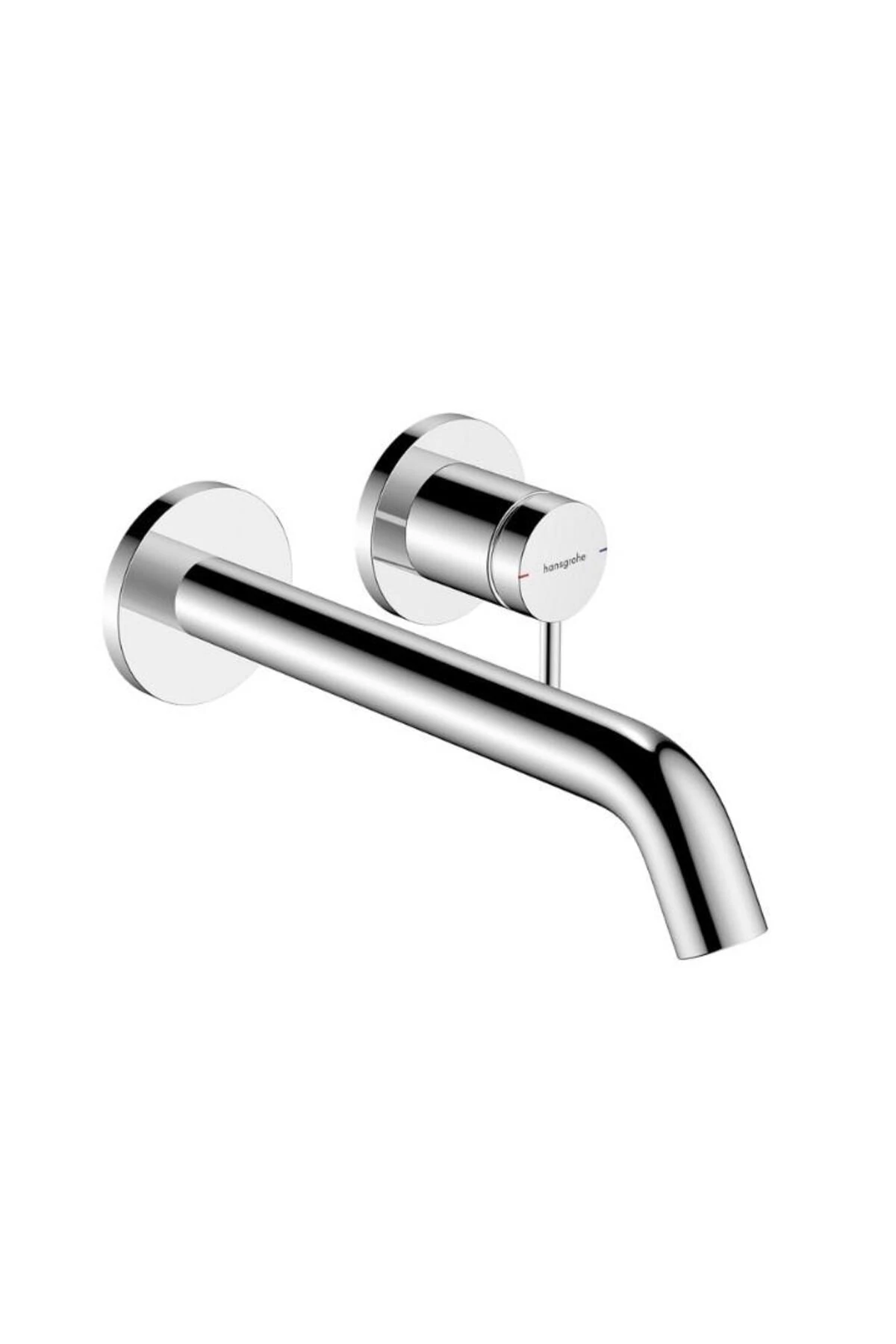 Tecturis S Tek kollu lavabo bataryası, gömme montajlı, duvara monte EcoSmart+, 22,5 cm mu