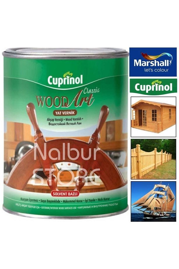 Cuprinol Wood Art Ahşap Verniği Şeffaf 2,5 Lt-tüm Ahşap Ürünlerde Kullanılır-korur-besler
