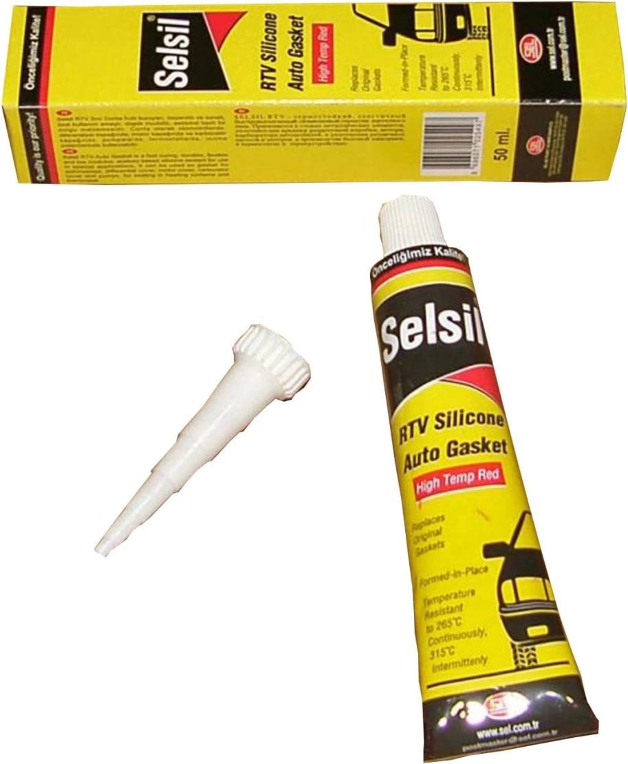 Selsil Tüp Sıvı Conta Kırmızı 50 gr
