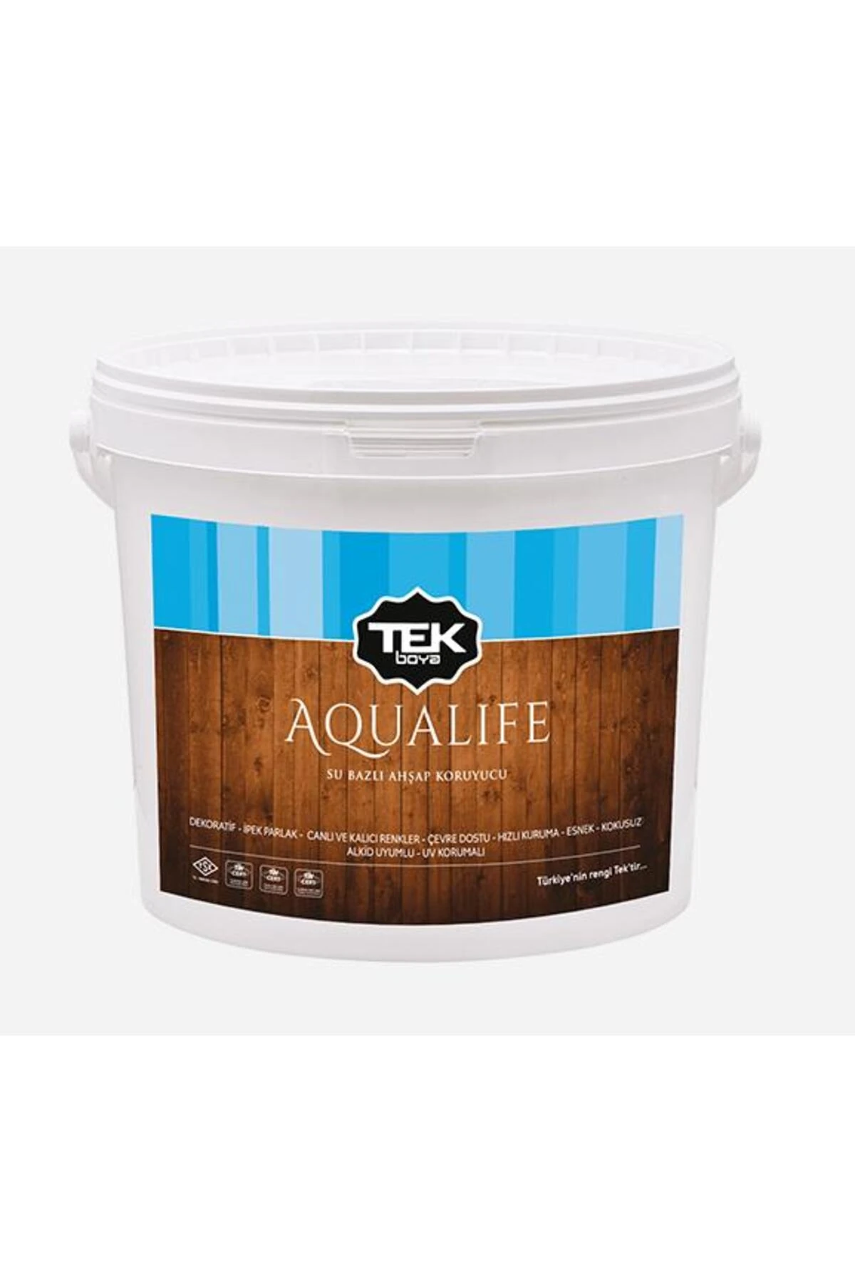 Tek Aqualıfe Su Bazlı Ahşap Koruyucu Renksiz 0,75 Lt