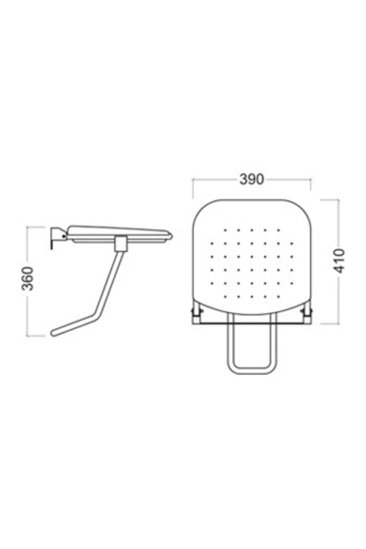 -ENG710- Ortopedik Engelli Duş Oturağı