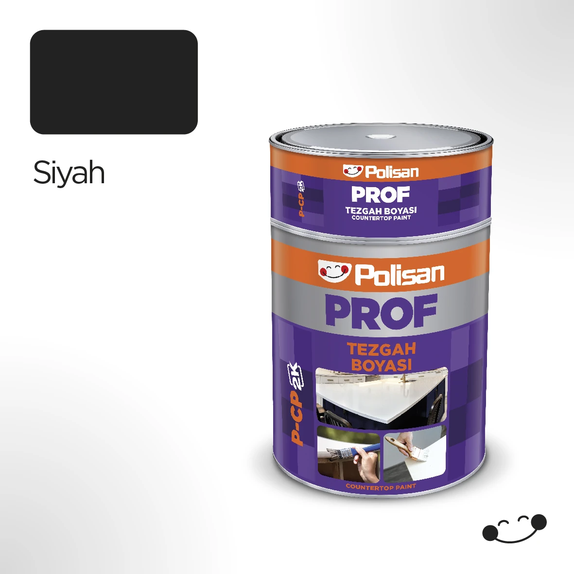 Prof Siyah Tezgah Boyası (P-Cp 2k) 1 kg