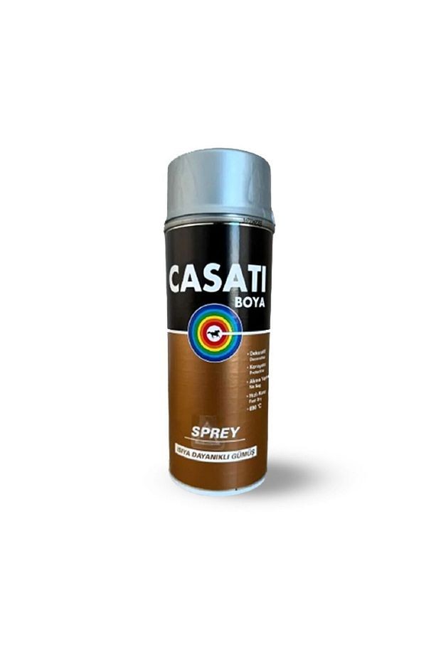 690 Derece Isıya Dayanıklı Gümüş Gri S904 Sprey Boya 400 ml
